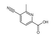 2-Pyridinecarboxylic acid, 5-cyano-6-methyl Structure