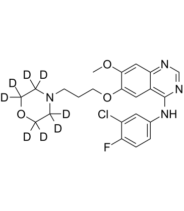 Gefitinib D8 structure