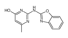 2-(2-苯并噁唑氨基)-6-甲基-4(3H)-嘧啶酮图片