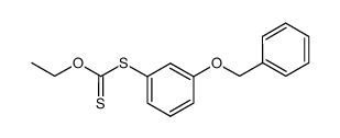 S-(3-(benzyloxy)phenyl) O-ethyl carbonodithioate Structure