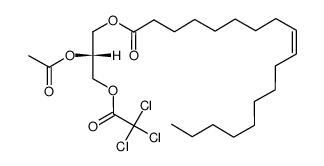 1-oleoyl-2-acetyl-3-trichloroacetyl-sn-glycerol Structure