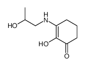 2-hydroxy-3-(2-hydroxypropylamino)cyclohex-2-en-1-one Structure