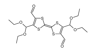 tetraformyltetrathiafulvalene-bis(diethyl acetal)结构式