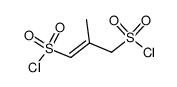 2-methyl-propene-1,3-disulfonyl chloride结构式