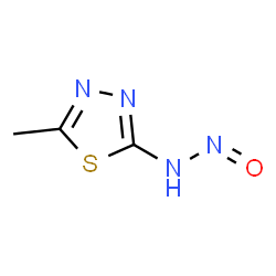 1,3,4-Thiadiazole,2-methyl-5-nitrosamino- (5CI)结构式