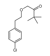 1-[2-(4-chlorophenyl)ethoxy]-3,3-dimethylbutan-2-one Structure