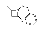 4-methyl-1-phenylmethoxyazetidin-2-one结构式