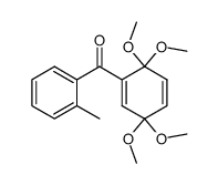 2-o-Toluyl-p-benzoquinone, Bis(dimethyl acetal) Structure