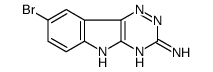 8-Bromo-4H-[1,2,4]triazino[5,6-b]indol-3-amine Structure