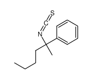 2-isothiocyanatohexan-2-ylbenzene Structure