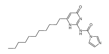 N-(1,4-dihydro-4-oxo-6-undecylpyrimidin-2-yl)-1H-imidazole-1-carboxamide Structure