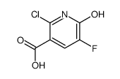 2-氯-5-氟-6-氧代-1,6-二氢吡啶-3-羧酸结构式