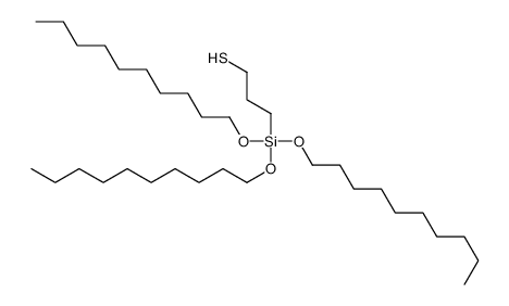 3-tris-decoxysilylpropane-1-thiol Structure