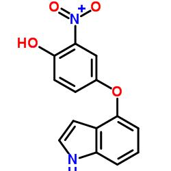 4-(1H-Indol-4-yloxy)-2-nitrophenol Structure