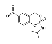 6-nitro-N-propan-2-yl-2-sulfanylidene-4H-1,3,2λ5-benzodioxaphosphinin-2-amine Structure