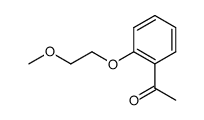 1-[2-(2-methoxy-ethoxy)-phenyl]-ethanone结构式