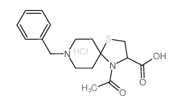 4-乙酰基-8-苄基-1-硫代-4,8-二氮杂螺[4.5]-癸烷-3-羧酸盐酸盐图片