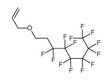 3,3,4,4,5,5,6,6,7,7,8,8,8-Tridecafluorooctyl(allyl) ether结构式