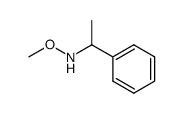 (R)-O-methyl-N-(α-methylbenzyl)hydroxylamine结构式