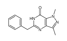 5-Benzyl-1,3-dimethyl-1H-pyrazolo[4,3-d]pyrimidin-7-ol Structure