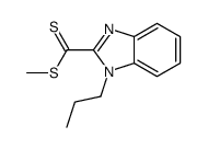 methyl 1-propylbenzimidazole-2-carbodithioate Structure