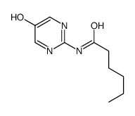 N-(5-hydroxypyrimidin-2-yl)hexanamide结构式