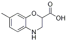 7-METHYL-3,4-DIHYDRO-2H-1,4-BENZOXAZINE-2-CARBOXYLICACID structure