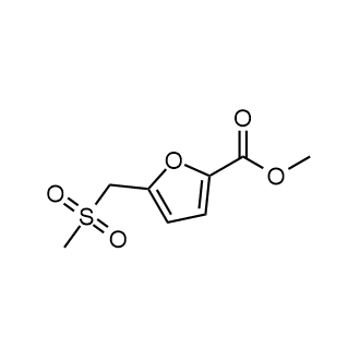 Methyl 5-((methylsulfonyl)methyl)furan-2-carboxylate structure