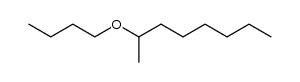 butyl 1-methylheptyl ether Structure