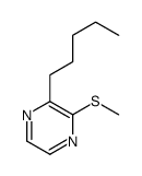 2-methylsulfanyl-3-pentylpyrazine Structure