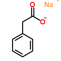 Sodium phenylacetate Structure