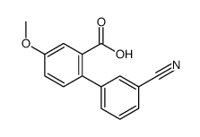 2-(3-cyanophenyl)-5-methoxybenzoic acid Structure