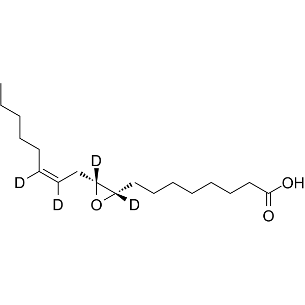 (±)9(10)-EpOME-d4结构式