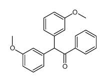 2,2-bis(3-methoxyphenyl)-1-phenylethanone Structure