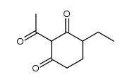 2-acetyl-4-ethyl-1,3-cyclo-hexanedione结构式