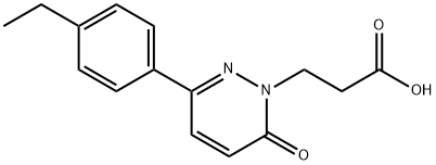 3-[3-(4-ethylphenyl)-6-oxopyridazin-1(6H)-yl]propanoic acid Structure