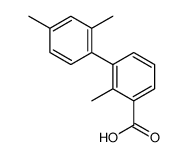 2,2',4'-TRIMETHYL-[1,1'-BIPHENYL]-3-CARBOXYLIC ACID structure