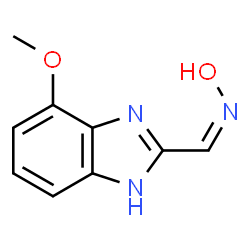 1H-Benzimidazole-2-carboxaldehyde,4-methoxy-,oxime(9CI) structure