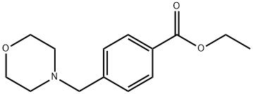 Ethyl 4-(morpholin-4-ylmethyl)benzoate结构式
