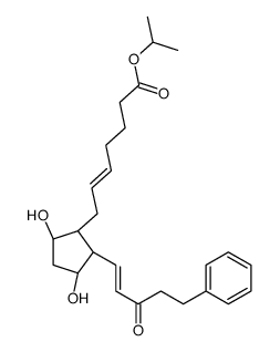 15-keto-17-phenyl-18,19,20-trinorprostaglandin F2 alpha-1-isopropyl ester structure