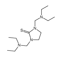 1,3-bis(diethylaminomethyl)imidazolidine-2-thione Structure