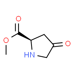 D-Proline, 4-oxo-, methyl ester (9CI)结构式