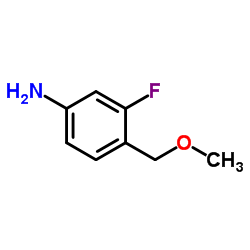 3-Fluoro-4-(methoxymethyl)aniline Structure