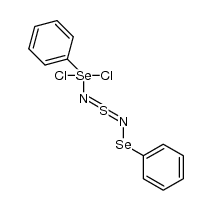 N-(((dichloro(phenyl)-l4-selanyl)imino)-l4-sulfanylidene)-Se-phenylselenohydroxylamine结构式