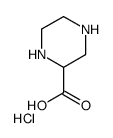 2-Piperazinecarboxylic acid hydrochloride (1:1) Structure