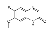 6-fluoro-7-methoxyquinoxalin-2(1H)-one Structure