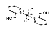 trans-[PtCl2(2-hmpy)2] Structure