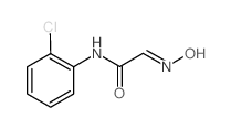 (2E)-N-(2-chlorophenyl)-2-hydroxyiminoacetamide Structure