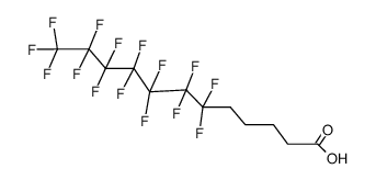 6,6,7,7,8,8,9,9,10,10,11,11,12,12,12-Pentadecafluor-dodecansaeure-(1) Structure