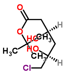 tert-butyl (3R,5S)-6-chloro-3,5-dihydroxyhexanoate structure